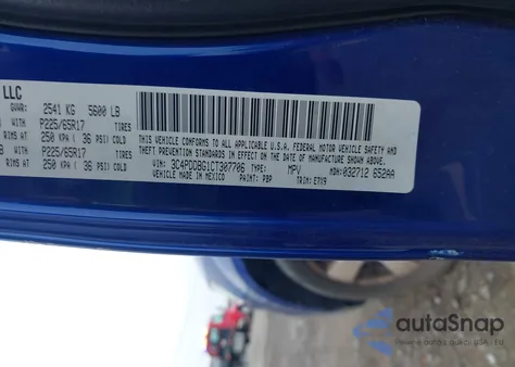 2012 Dodge Journey Sxt z USA, uszkodzony, nr VIN 3C4PDDBG1CT307706